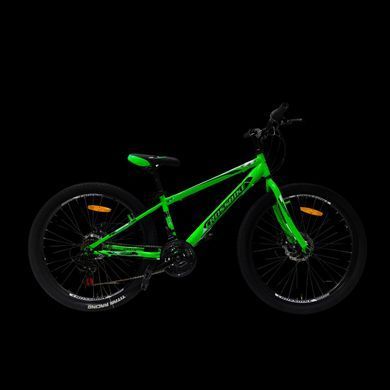 Велосипед CROSSBIKE Spark D-Steel 2024 26" 13" Зелений