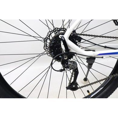 , 29", 20", Алюміній, 24 швидкості, Білий, Дисковий гідравлічний