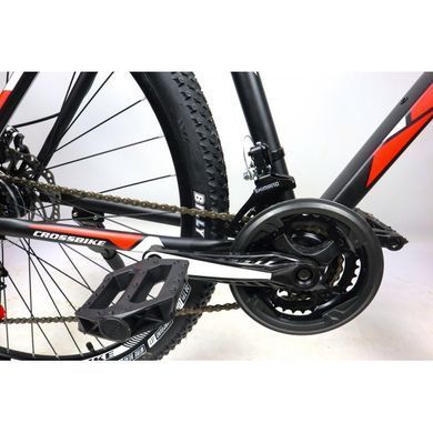 , 27.5", 17", Сталь, 21 швидкість, Чорний