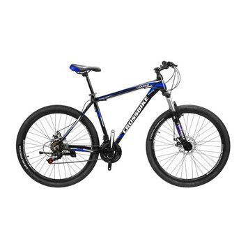 Велосипед CrossBike Leader 29" 19.5" Чорний-Синій Уцінка