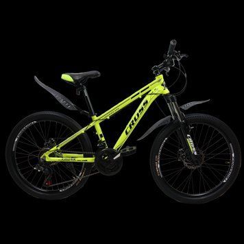 , 24", 12.5", Алюміній, 21 швидкість, Неоновий жовтий
