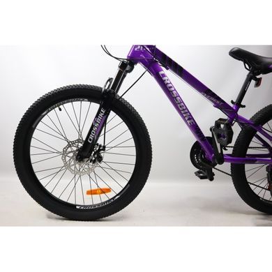 Велосипед CrossBike Everest 24"12" Фіолетовий