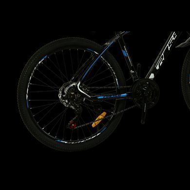 , 27.5", 17", Алюміній, 21 швидкість, Чорний, Дисковий механічний