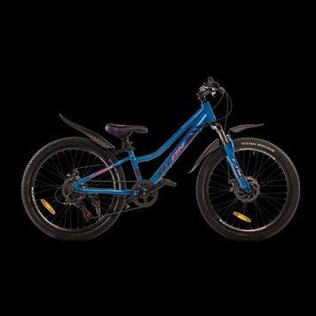 Велосипед Titan BEST MATE 24"11" Блакитний-Фіолетовий