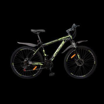 Велосипед CROSS Stinger 27.5" 18" Чорний-Жовтий