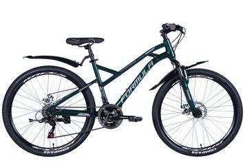 , 26", 165, Сталь, 21, Зелений, дискові 160/160
