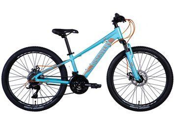 Велосипед 24" Discovery QUBE AM DD 2024 (сіро-червоний (м))