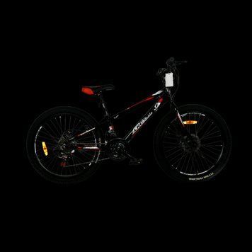 Велосипед CrossBike SPARK SD 24" 11" Чорний