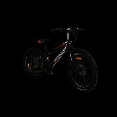 Велосипед CrossBike SPARK SD 24" 11" Чорний