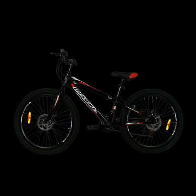 Велосипед CrossBike SPARK SD 24" 11" Чорний