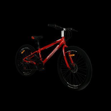 , 26", 13", Сталь, 21 швидкість, Червоний, Дисковий механічний